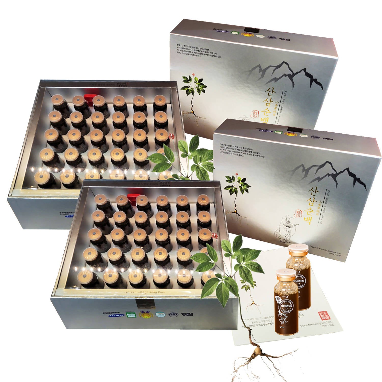 [1+1] 2 Boxes 100% Pure Wild Ginseng Extract (30 x 20ml) $699
