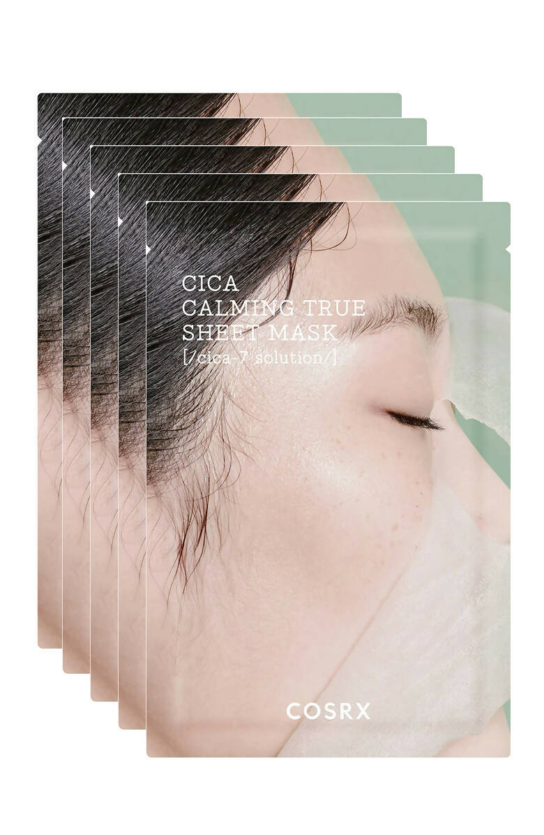COSRX Pure Fit Cica Calming True Sheet Mask (5 pack)