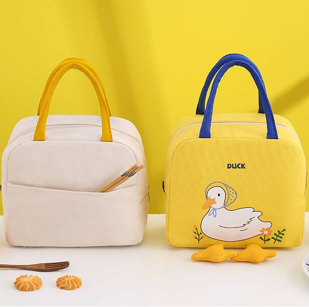 [청담캘리] Cute Duck Picnic Bag