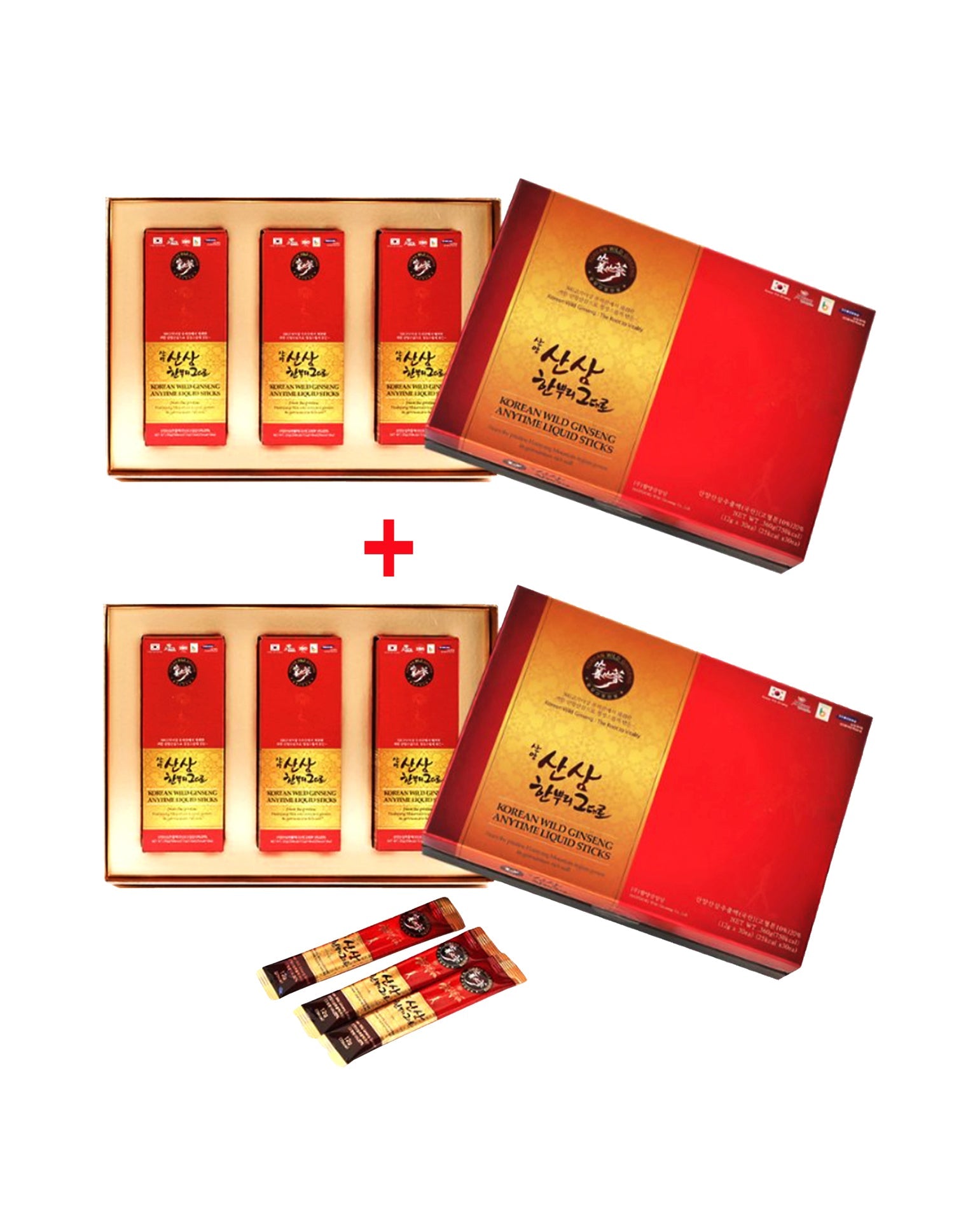 [1+1] Wild Ginseng Anytime Liquid Sticks 30ea