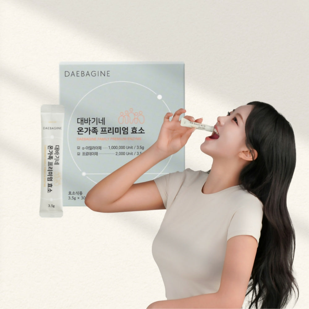 [유통기한임박][대바기네] 온가족 프리미엄 효소 3.5gx30포 Family Premium Enzyme Powder