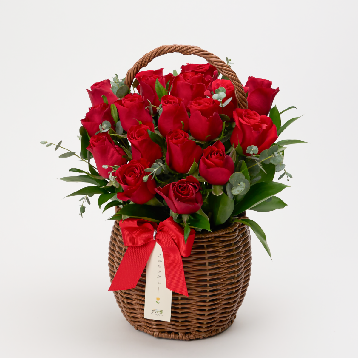 [OnKorea Gifts 한국 배송_꽃배달 서비스]사랑합니다(빨간장미 꽃다발)- 주문당일 한국 전지역 배송 서비스