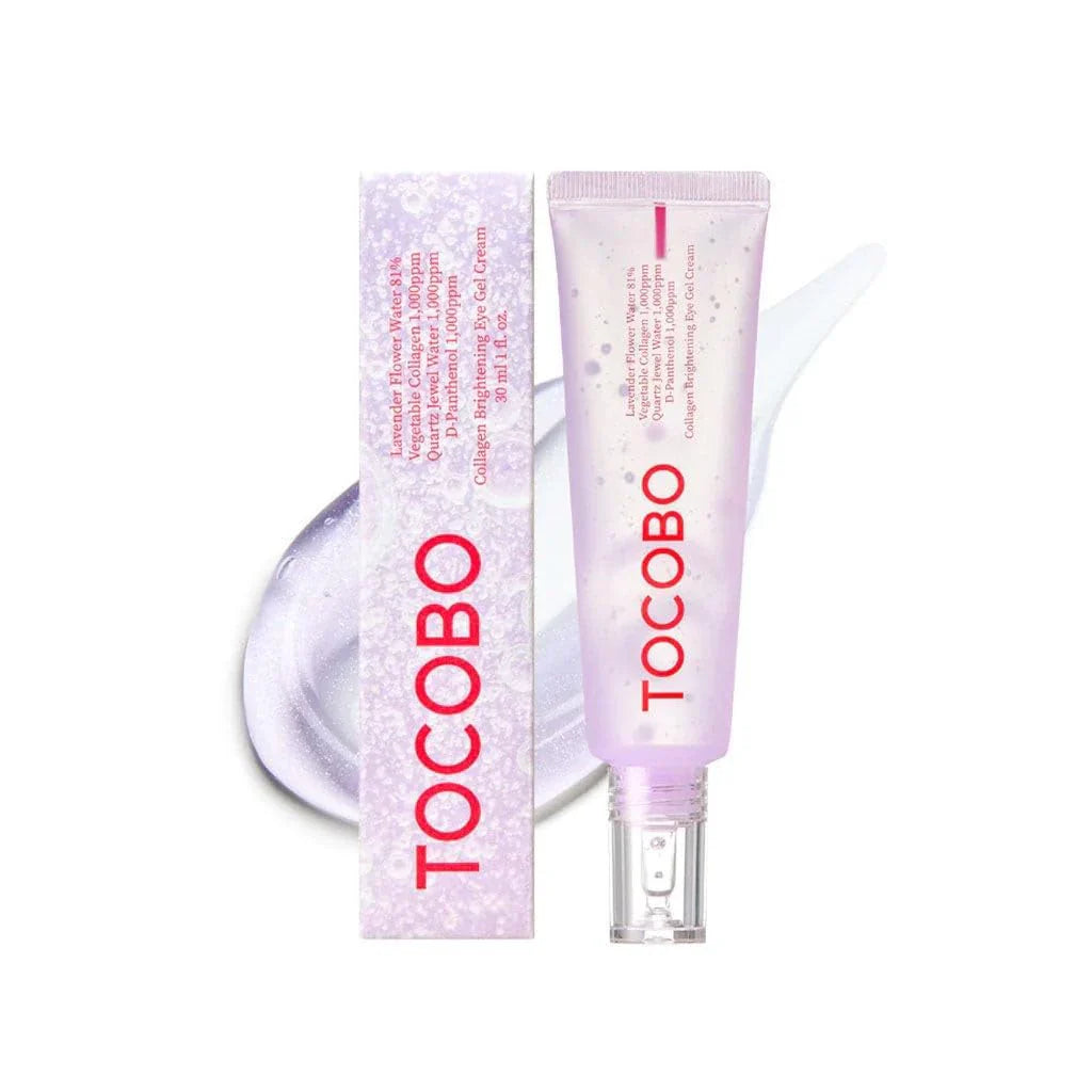 TOCOBO 콜라겐 브라이트닝 아이 젤 크림 (비건, 30ml / 1oz)