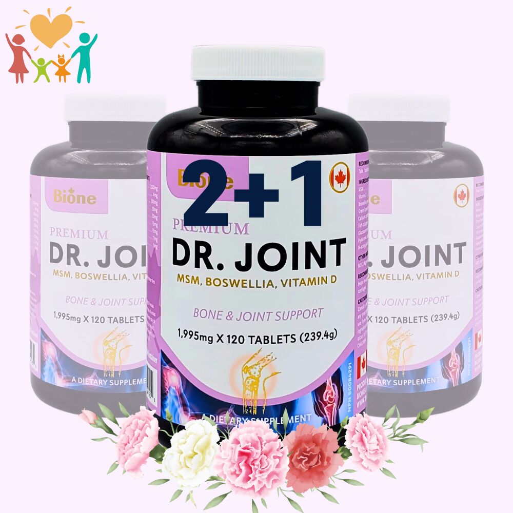 [MOTHER's Day 2+1] BIONE DR. JOINT MSM, BOSWELLIA 120TABLETS