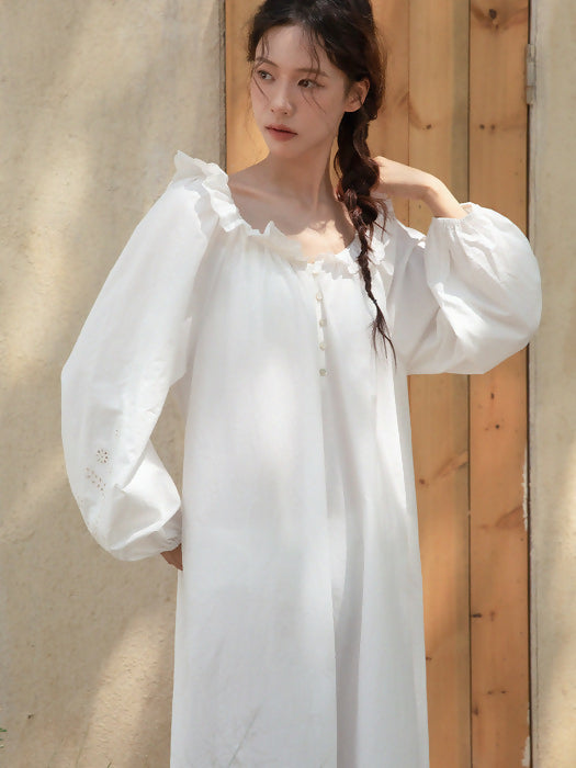 [Eau Clair 오끌레르-한소희 Pick]오끌레르 이블린 원피스 파자마 Evelyn pajama / 무신사, 29cm 화제의 파자마 - ODK Direct(주문당일출고)