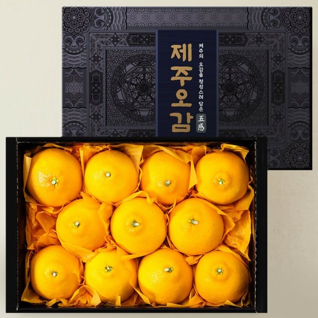 [OnKorea Gifts 한국 배송_과일선물세트]제주오감 고당도 황금향 선물세트 2.5kg(9-12과)