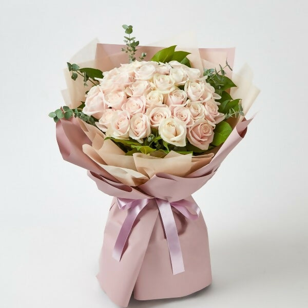 [OnKorea Gifts 한국 배송_꽃배달 서비스]러블리(분홍장미 꽃다발)- 주문당일 한국 전지역 배송 서비스