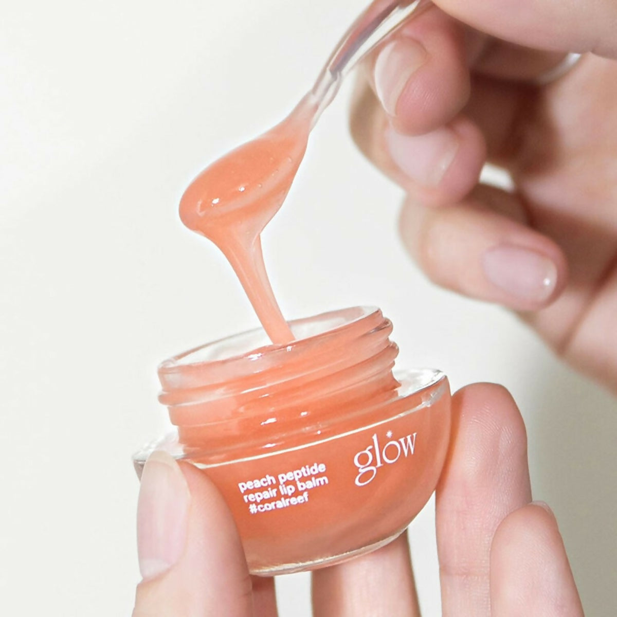 [MEGA OFF 유통기한 임박] [Glow] 글로우 피치 펩타이드 립밤 Peach Peptide Lip Balm 8g #coralreef #iceblue #palepink