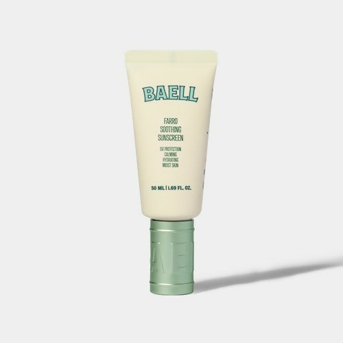 [BAELL_바엘]무결점 반사판 피부, 지워지지않는 속광_Farro 효소성분 진정 수분 선크림 50ml