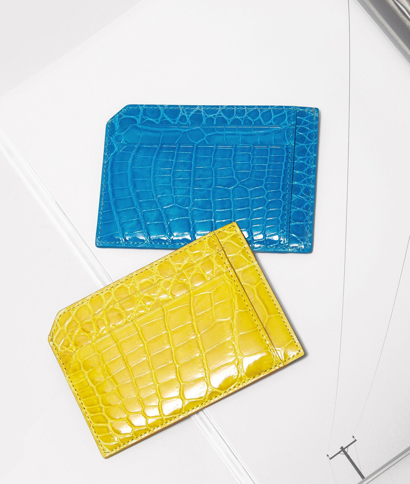 [KRIS TALLEN - 프리미엄 악어백 브랜드] 프리미엄 헹롱사 나일 악어가죽 지갑 헤나 (Hena) / 연예인 협찬브랜드 선물용 / made in Korea - ODK Direct(주문당일출고)