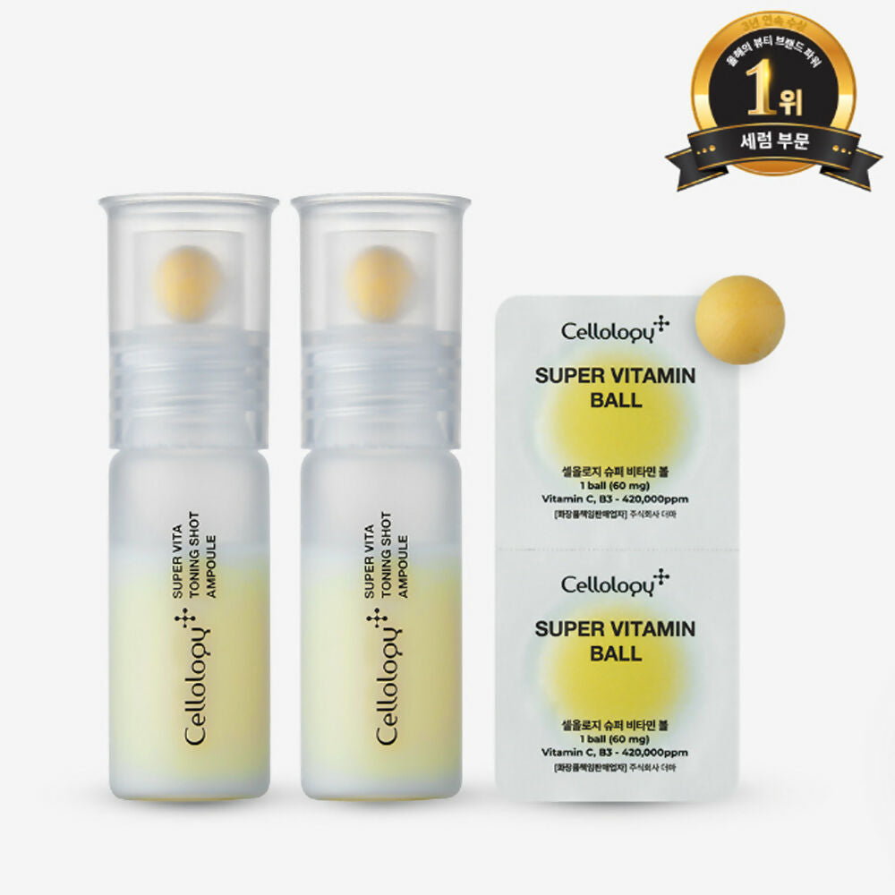 [TIMEDEAL] 셀올로지 슈퍼 비타 토닝 샷 (2 bottles)