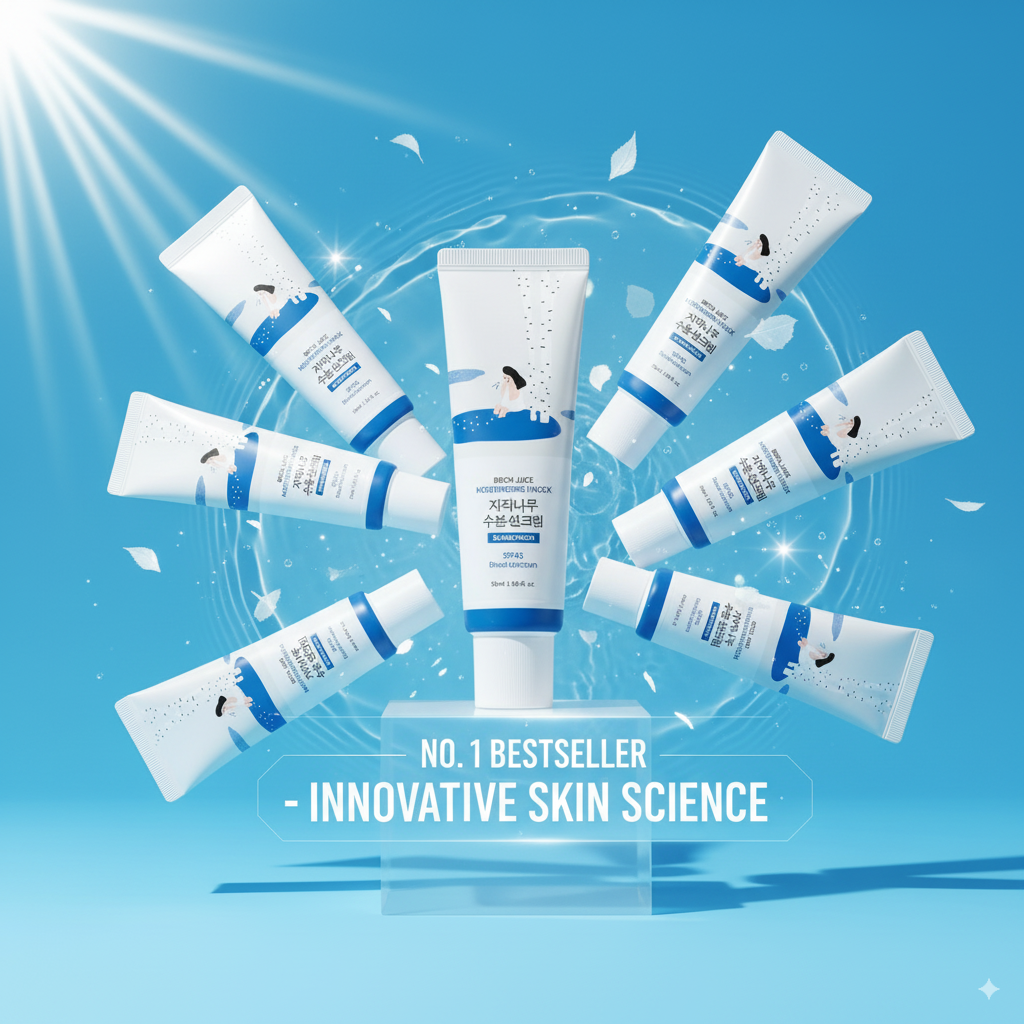 라운드랩 자작나무 수분 모이스처라이징 UV 락 SPF 45 (6팩)