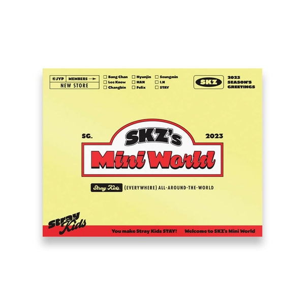 Stray Kids] 2023 Season's Greetings SKZ's Mini World + JYP Gift