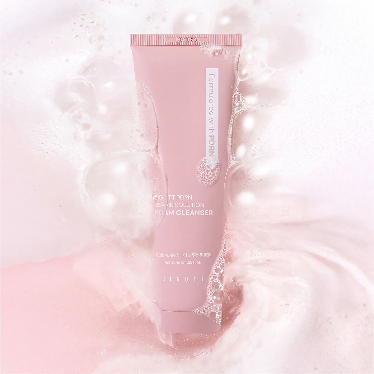 [Jigott] 지고트 PDRN 리페어 솔루션 폼 클렌저 120ml