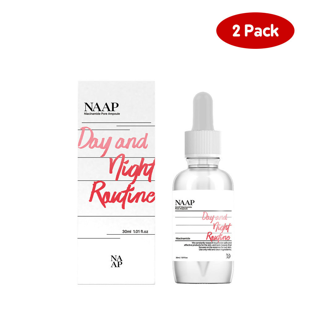 [냅] 나이아신아마이드 포어 앰플 30ml, 2개 Niacinamide Pore Ampoule, 30ml / 1.01 oz, 2 Pack