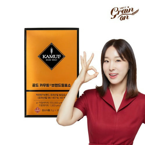 [TIMEDEAL] [GrainOn_그레인온]올영No.1 이지혜 골드 카무트효소 1개월/3개월/6개월 - Brand직접판매