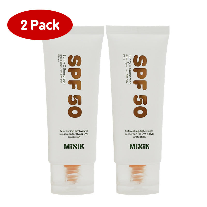 [믹식스킨] 써니 C 썬크림 SPF 50+ PA+++ (2팩) MIXIK SKIN Sunny C Sunscreen SPF 50+ PA+++ (2 pack)