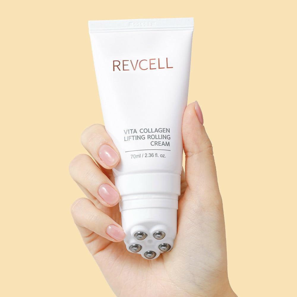 [리브셀] 리프팅과 붓기를 한번에! 비타 콜라겐 리프팅 롤링 크림 70ml