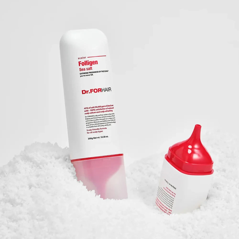 [Dr.FORHAIR] NO.1 두피강화 닥터포헤어 탈모증상완화 씨솔트 스케일러 두피 스케일링 300g*2개 묶음