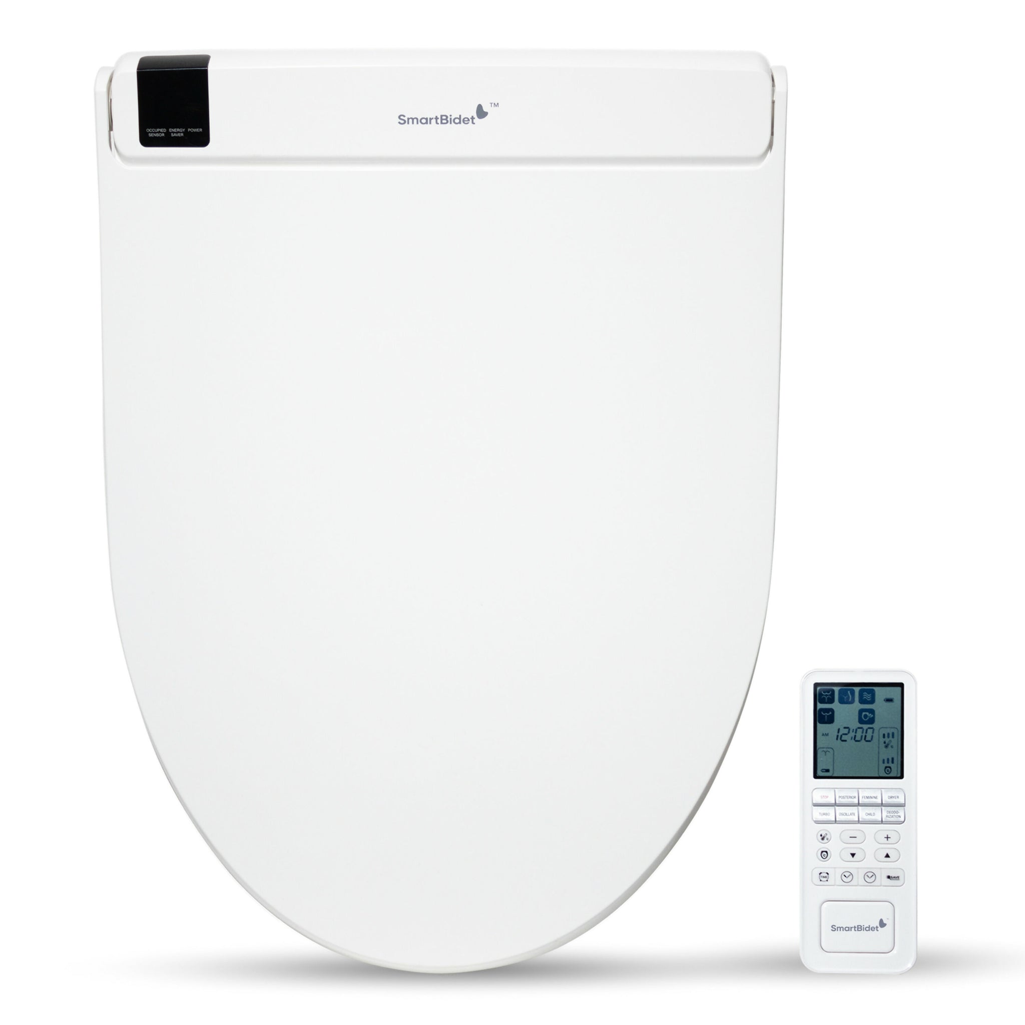 [SmartBidet®] SB-3000 전자식 프리미엄 스마트 비데 시트 – 자동 개폐, 무선 리모컨, 무제한 온수, 온열 시트, 온풍 건조, LED 야간조명