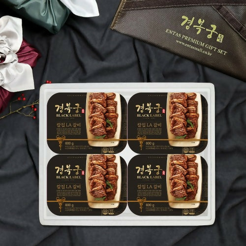 [OnKorea Gifts 한국 배송_정통한식 선물세트]경복궁 칼집 LA갈비 선물세트(2.4kg)