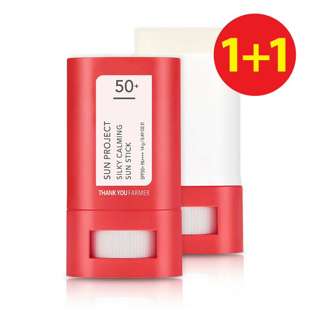 [땡큐파머] 선 프로젝트 실키 카밍 선스틱 14ml (SPF 50+ PA++++)