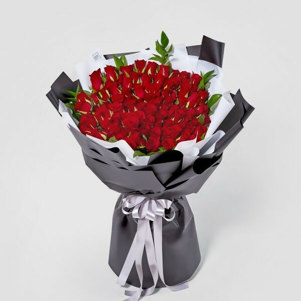 [OnKorea Gifts 한국 배송_꽃배달 서비스]빨간 장미 대형 꽃다발- 주문당일 한국 전지역 배송 서비스