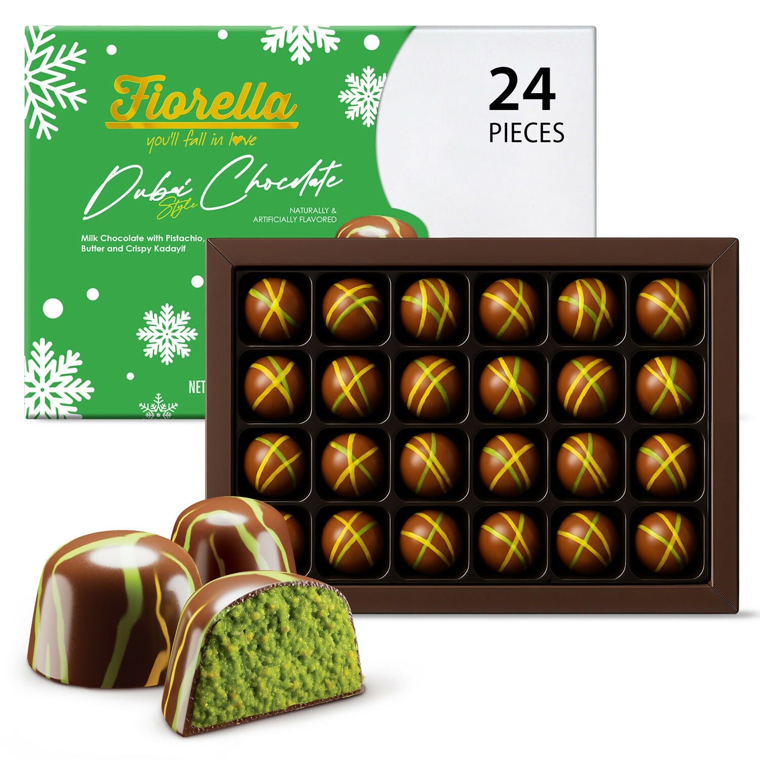 Fiorella 두바이 초콜릿 기프트 세트 (288g)