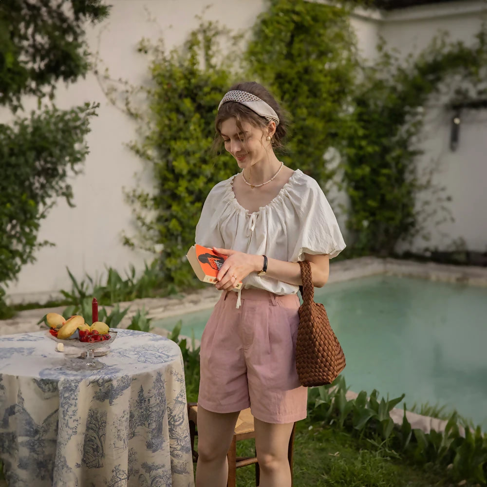 르니나LAUREN Daily Half Pants - Pink