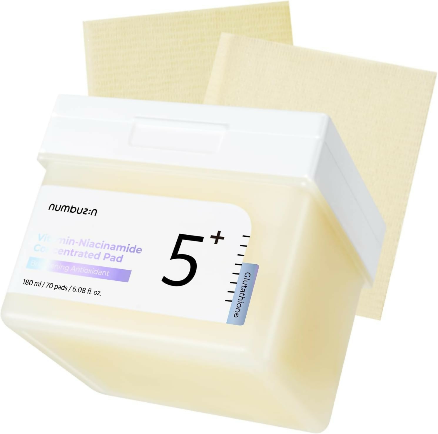 [넘버즈인] 5번 글루타치온C 흔적 필름패드 70패드 No.5+ Vitamin-Niacinamide Concentrated Pad
