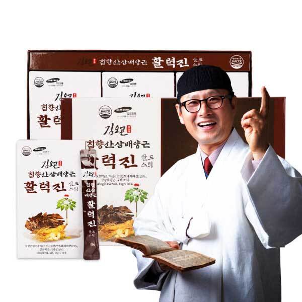 [24년가정의달기획][김오곤] 침향산삼배양근활력진골드스틱 15g*30포