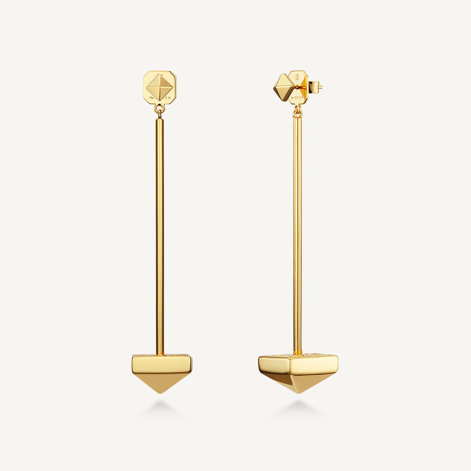 [MSGRN]메가 볼트 스터드 귀걸이