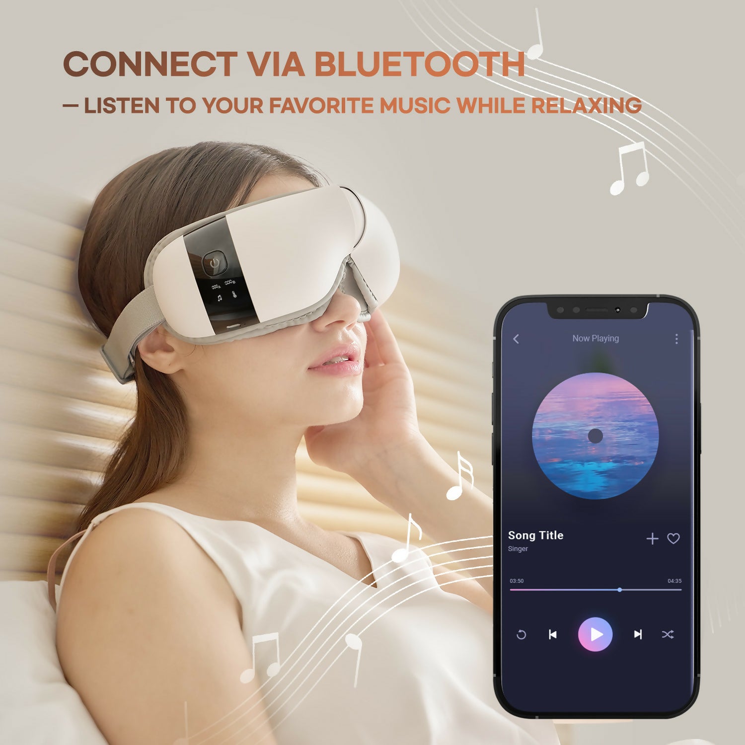 HuBDIC HubiCare 초저소음 더블패드 냉온 눈마사지기 HEM-7