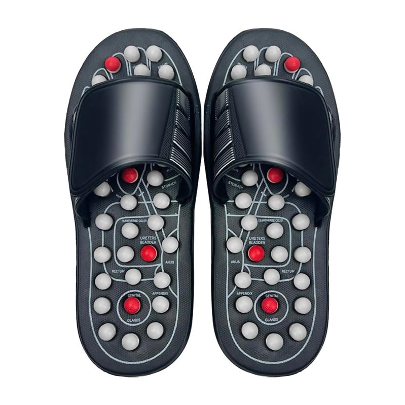Acupressure Foot Massager Massage Slippers Shoes Reflexology Sandals (2 Colors)