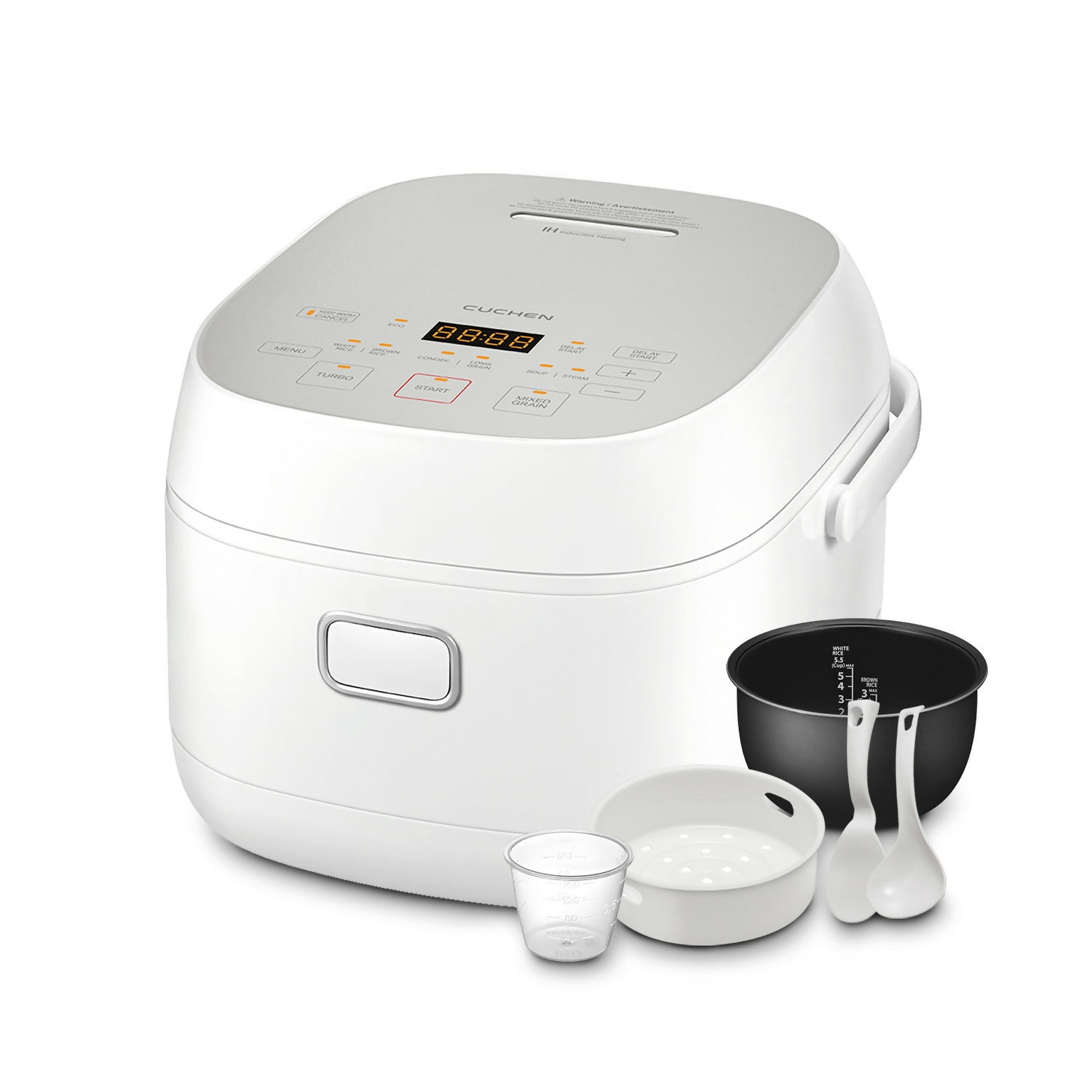 쿠첸 IH (Induction Heating) 밥솥 5.5-Cup (6 Person) IH Micom Rice Cooker (CRH-Q0601WUS)