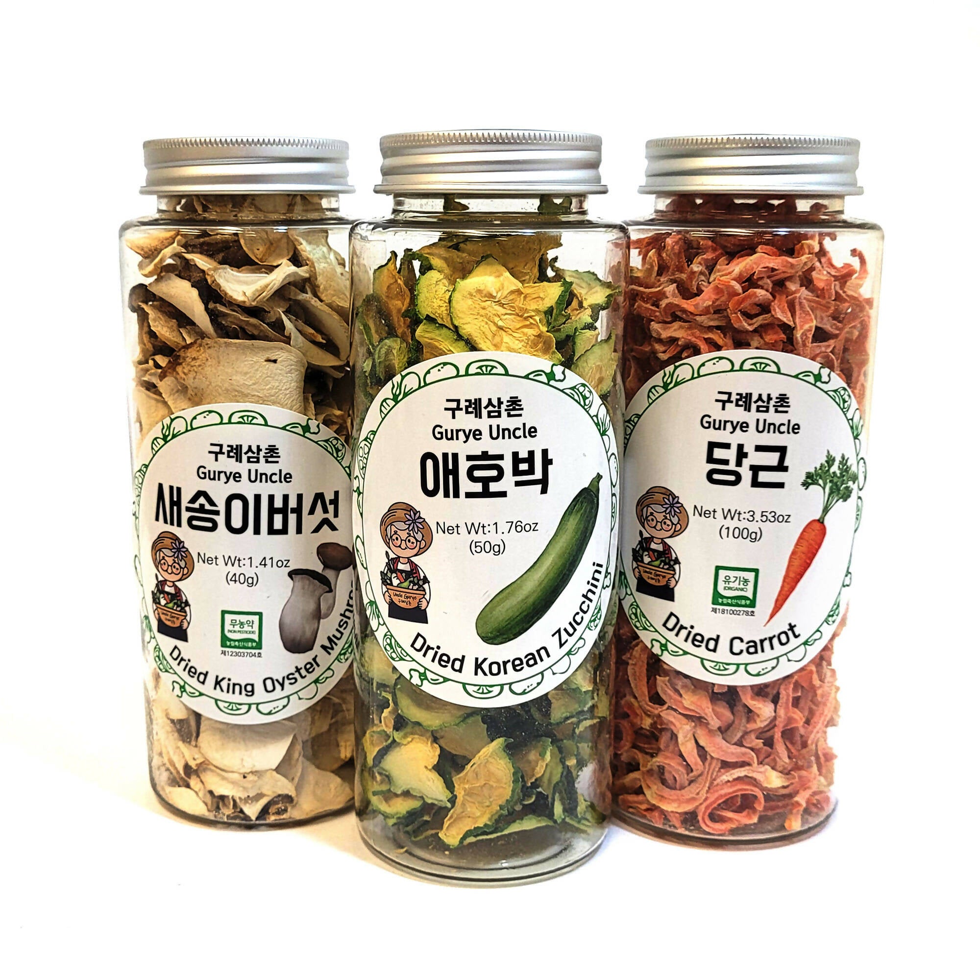 [구례삼촌] 요리가 쉬워지는 한국산 건조 야채 - 손질할 필요 없이 요리에 바로 (볶음용)