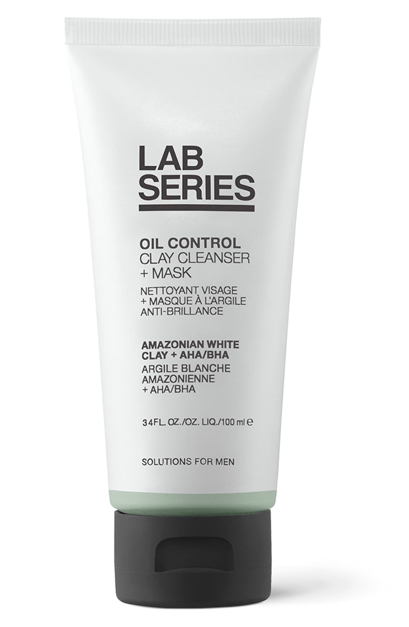Lab Series Skincare for Men Oil Control Clay Cleanser + Mask