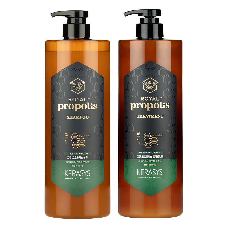 [KERASYS] Royal Propolis Green Shampoo+Treatment (1000ml x 2)
