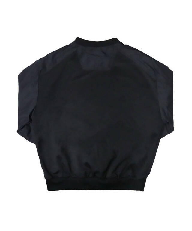 BENECIA 12 Raglan Wind Sweatshirt - Black