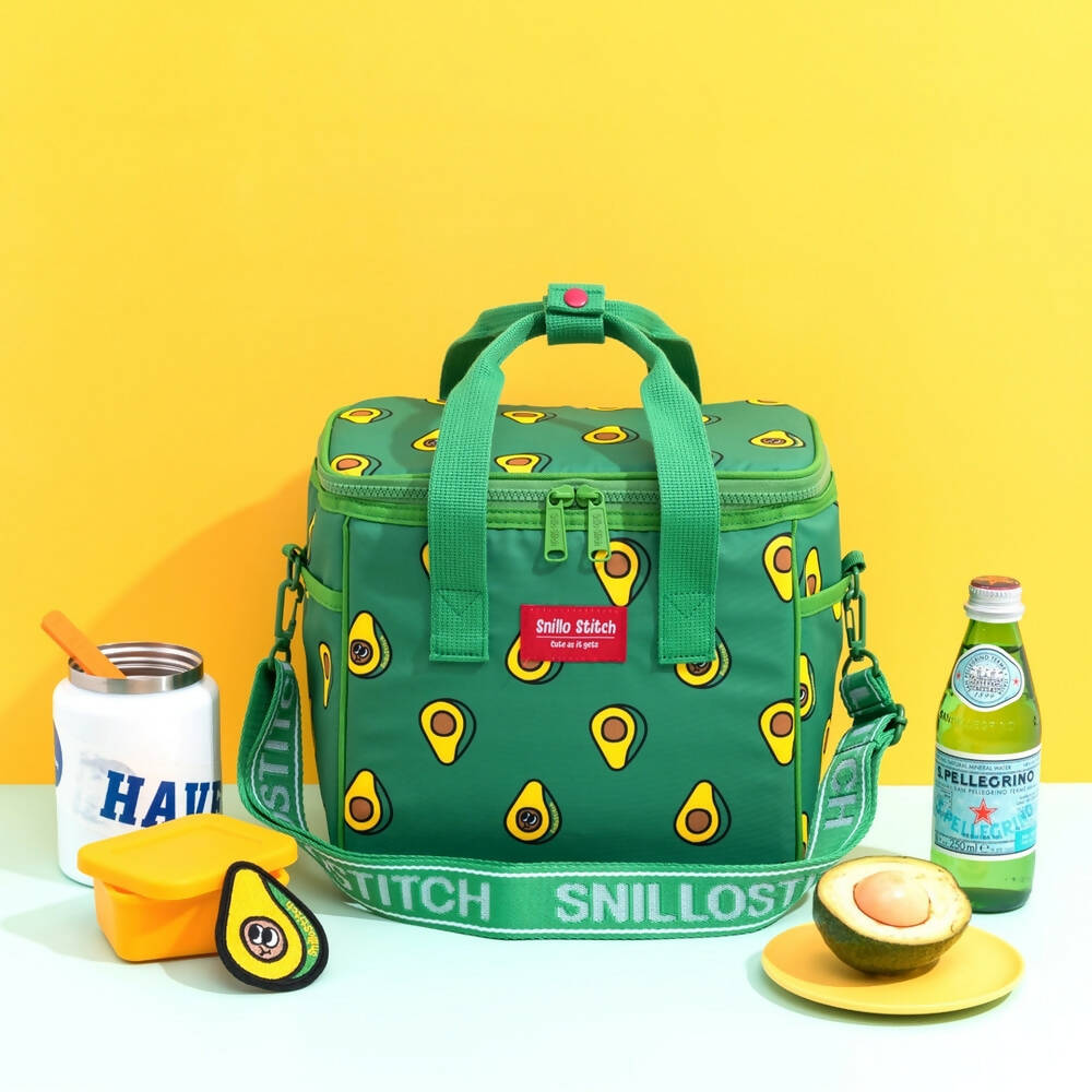 SNILLO STITCH Lunch Bag Shoulder Strap Banana - Green