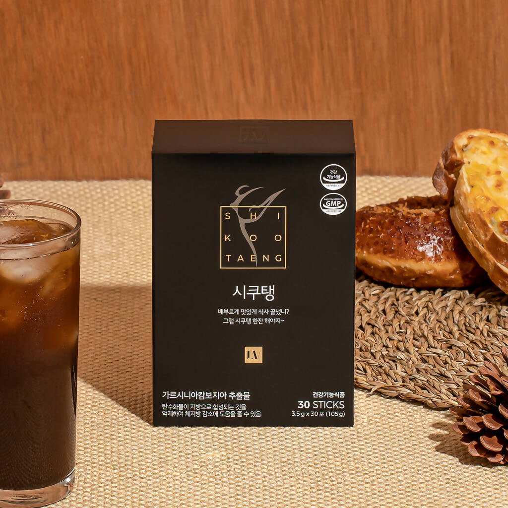 [리즈뷰] (일본 Qoo10 No.1) 시쿠탱 체지방감소 오리지널 다이어트 커피 - 오리지널 커피 3.5gx30sticks
