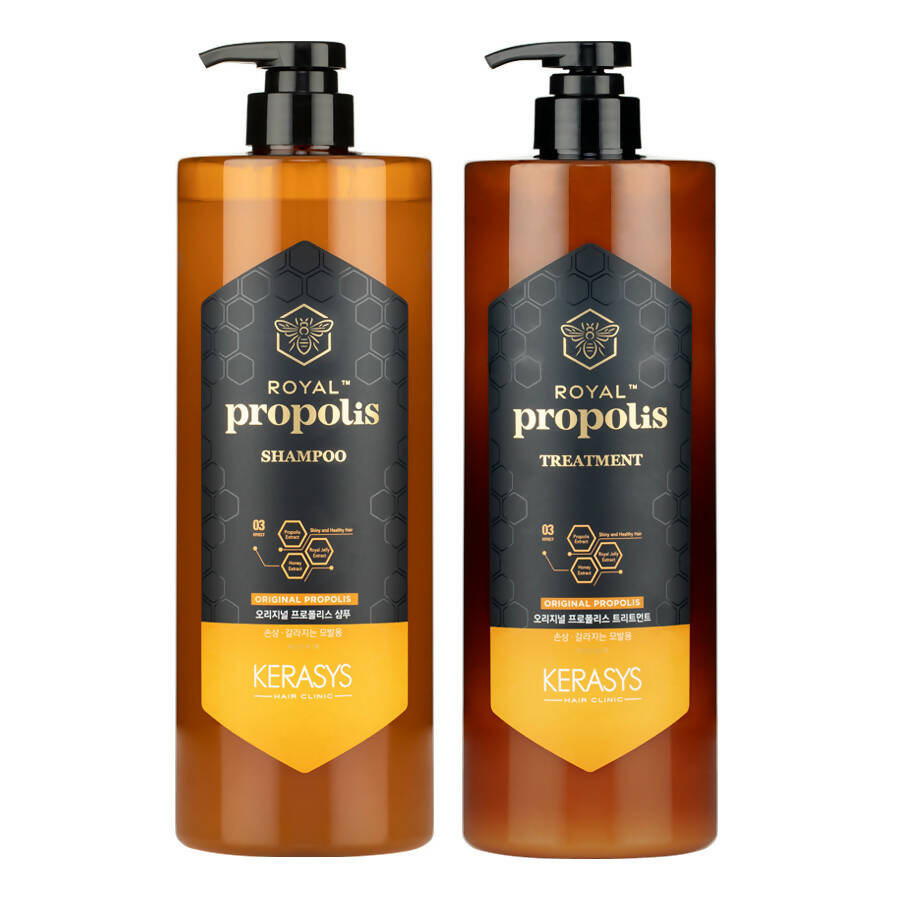 [KERASYS] Royal Propolis Original Shampoo+Treatment (1000ml x 2)
