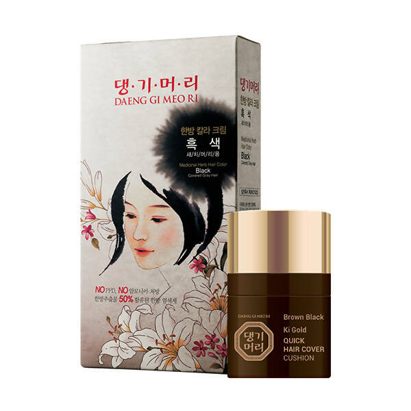 [Daeng Gi Meo Ri] Medicinal Herb Hair Color Cream + Quick Hair Cover Cushion