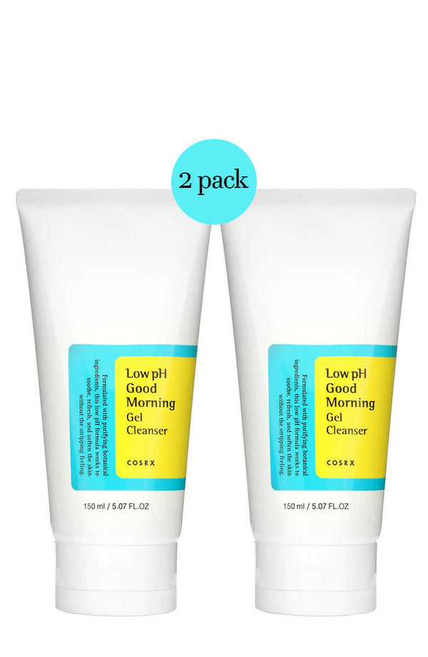 COSRX Low pH Good Morning Gel Cleanser (2 pack) - ODKSHOP