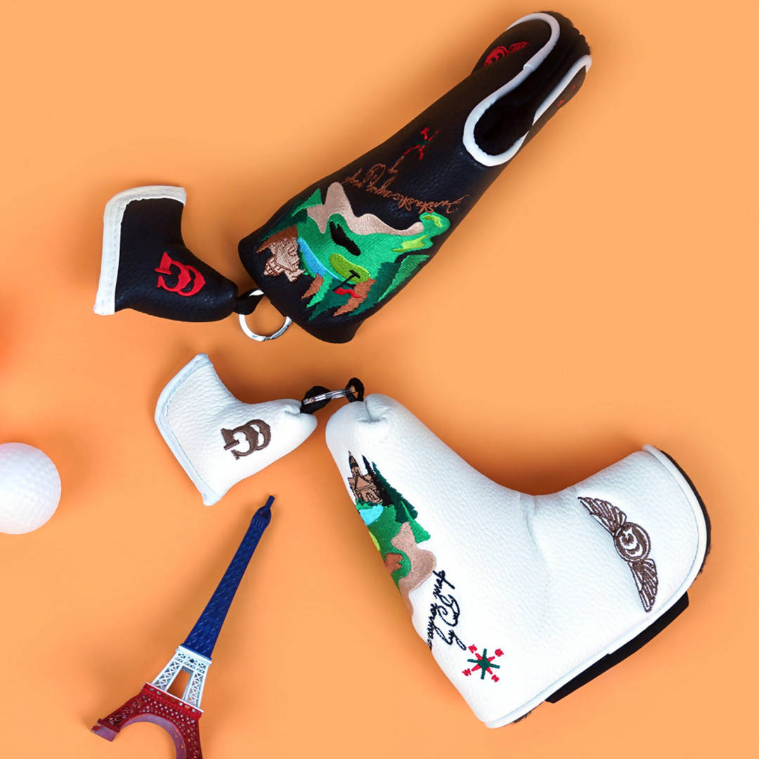 [COLLY] Letter Map Golf Headcover- Straight Putter