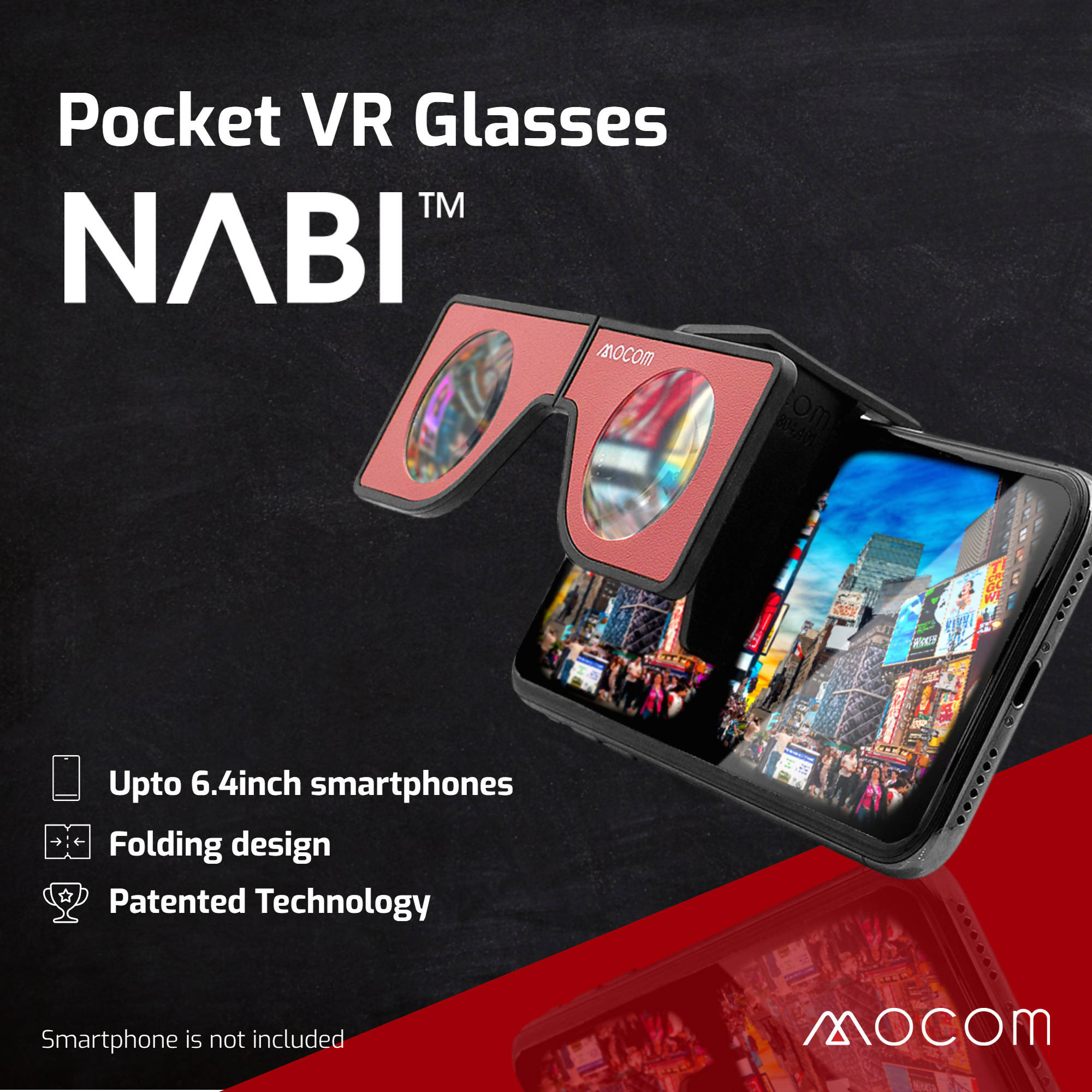[Mocom] Portable VR glasses "NABI" for smartphones