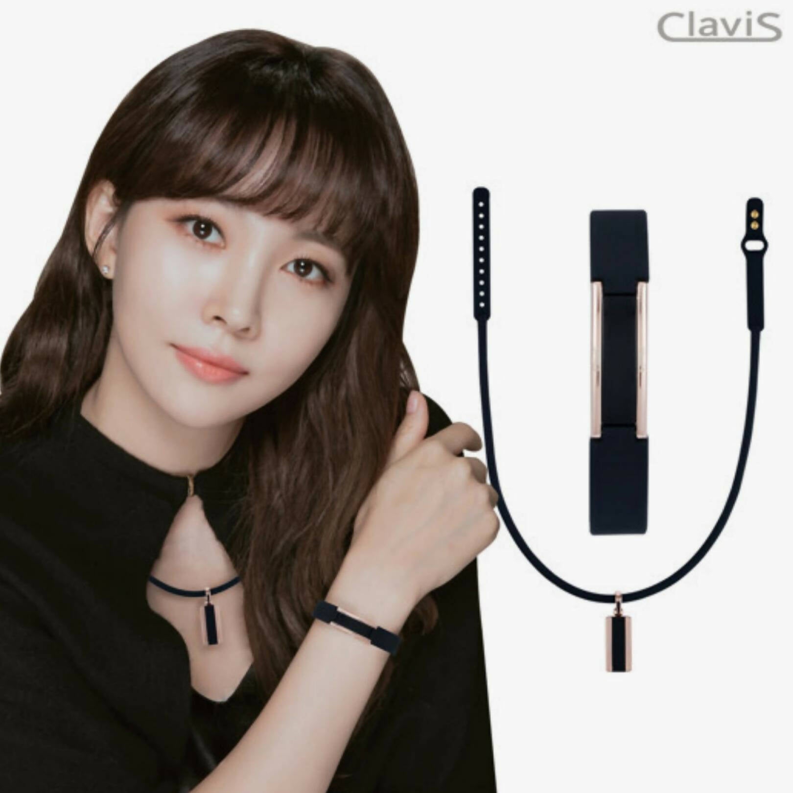 [Clavis] 클라비스 헤라 자석 건강팔찌 + 목걸이 세트 Hera Health Magnetic Bracelet +Necklace Set