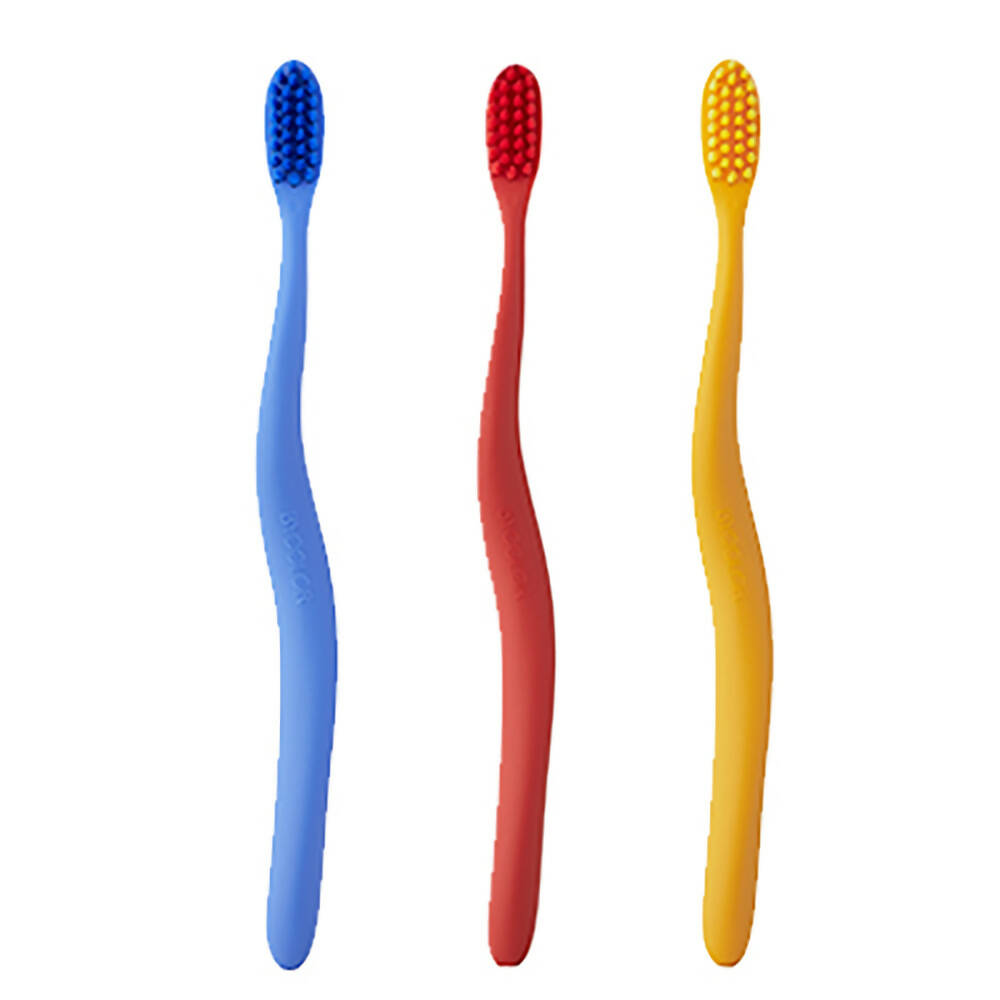 [AEKYUNG] BYCOLOR Fine Bristles Toothbrush 3pcs(included one of each color)