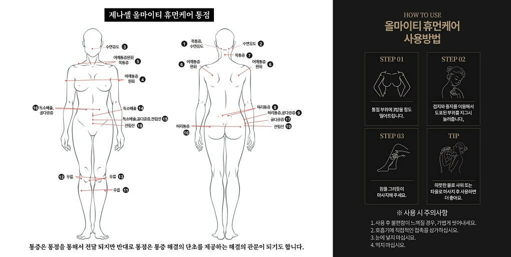 Almighty human care for women / 올마이티 여성용 통증오일