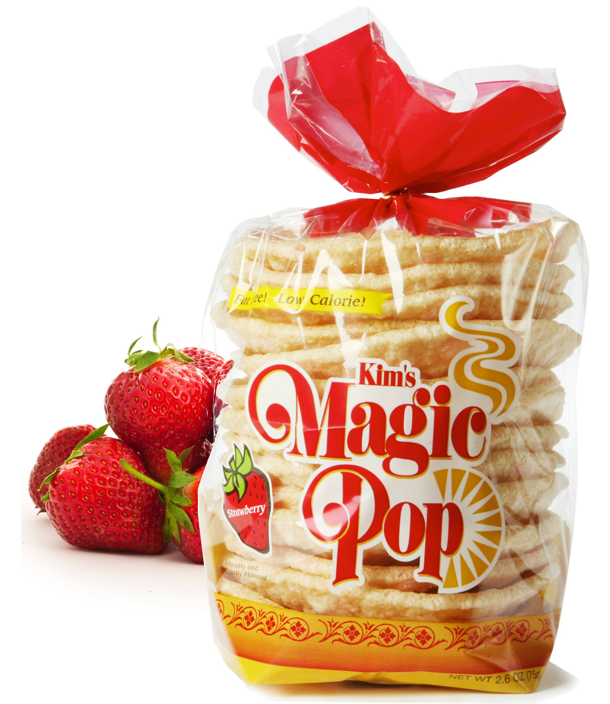 Kim's Magic Pop - Strawberry Flavor (12 Bags)